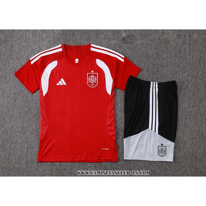 Chandal del Espana 26-27 Manga Corta Rojo - Pantalon Corto